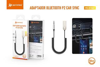 Adaptador Bluetooth Veicular P2 Aux Car SYNC USB Peining PEI-BTA01 1M