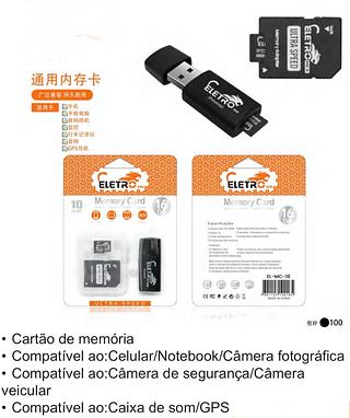 ￼Cartão de Memória Micro SD Ultra 16G