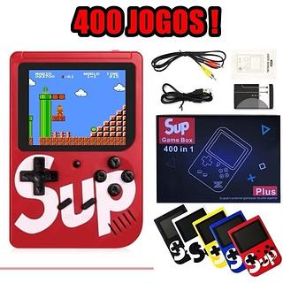￼Mini Video Game Sup Game Box 400 Jogos Em 1 Portátil Jogos Antigos