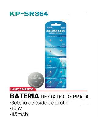 Bateria SR364 de óxido de prata