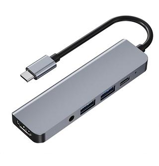 HUB tipo C para HDMI+USB2.0+USB3.0+PD+ 3,5 mm BYL-2009