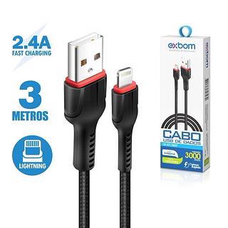 Cabo 3M IOS reforçado Exbom