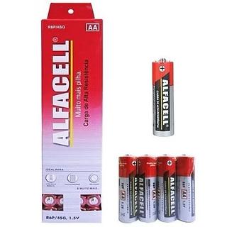 ￼Pilha AA Caixa Tubo Com 60 Unidades 2A 1,5v Alfacell Original