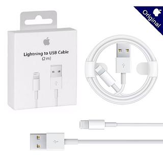 Cabo 2m Lightning USB Branco para iPhone