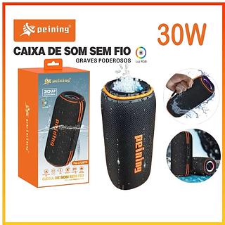 ￼Caixinha De Som Bluetooth Alto Falante Duplo Resistente a Água 30W pei-272BTS