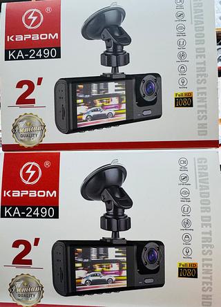 Câmera Veicular Com Lente Dupla Full Hd Kapbom Ka-2490