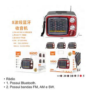 Rádio Bluetooth AD-078