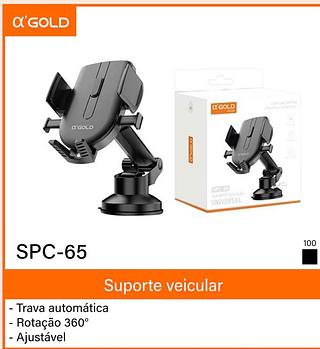 SUPORTE PARA CELULAR UNIVERSAL VEICULAR PARA SMARTPHONE spc-65
